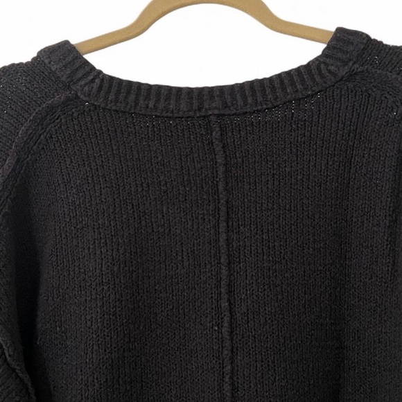 Free People Brookside Tunic Sweater Black XS - Picture 9 of 14
